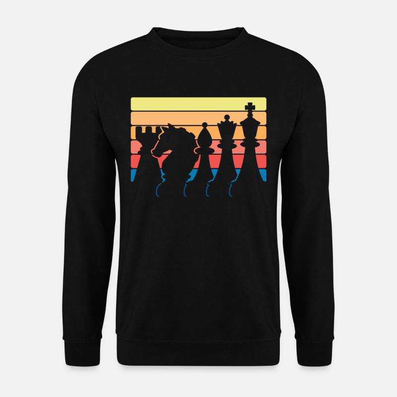 Schach - Unisex Pullover - Schwarz