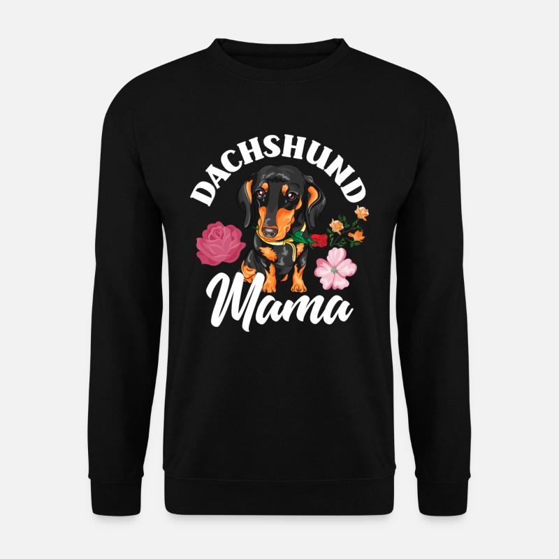 Dachshund Mama - Unisex Sweatshirt - black
