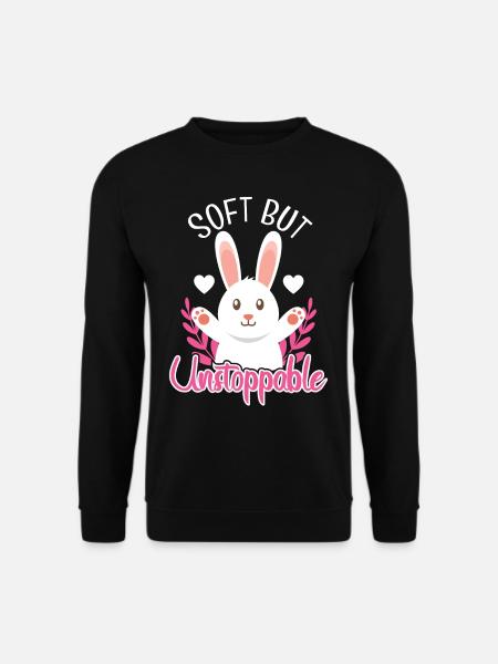 Soft But Unstoppable - Unisex Sweatshirt - black