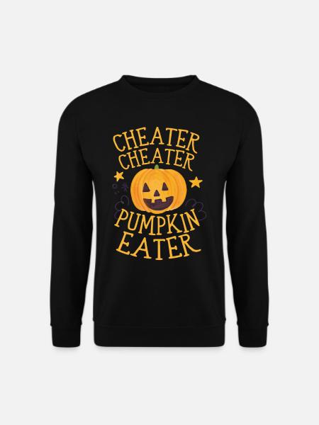 Cheater Pumpkin Eater - Unisex Sweatshirt - black