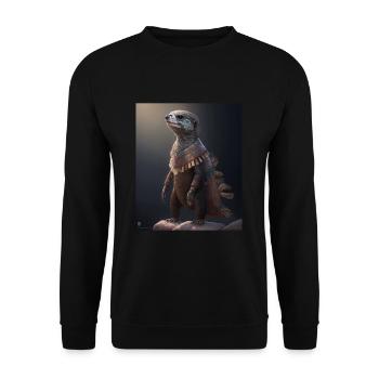 Aesthetic Cool Otter Design Aesthetic Cool Art - Unisex Sweatshirt - black - Front - Alina (178cm) & Michal (187cm)