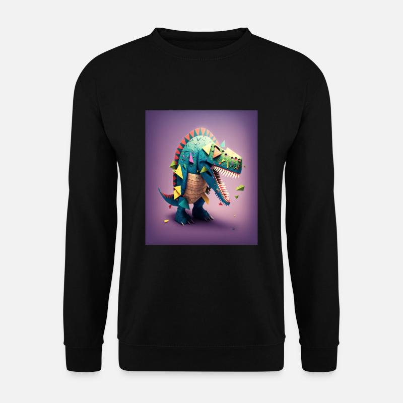 Dinosaur Lover Mexican Dinosaur Pinata - Unisex Sweatshirt - black