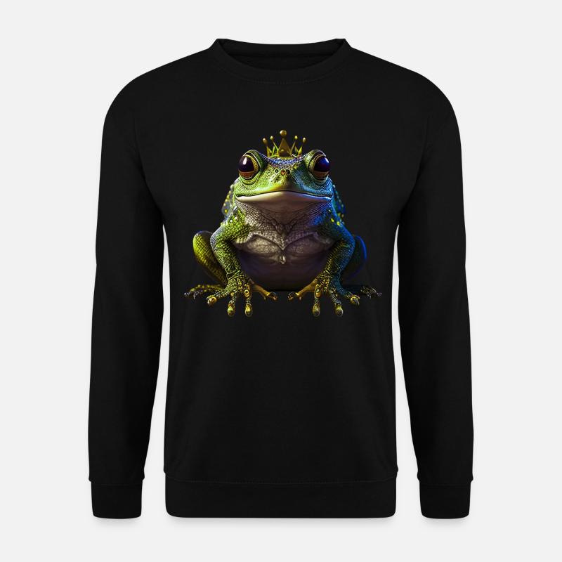 Froschkönig - Unisex Pullover - Schwarz