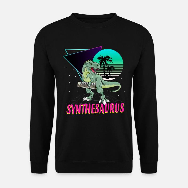 Synthétiseur électronique T-Rex Synthesaurus - Sweat-shirt Unisexe - noir