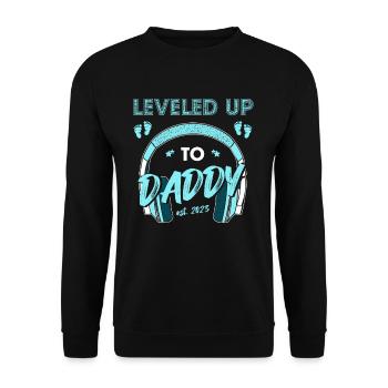 Nivelé jusqu’à papa est. 2023 - Sweat-shirt Unisexe - noir - Devant - Alina (178cm) & Michal (187cm)