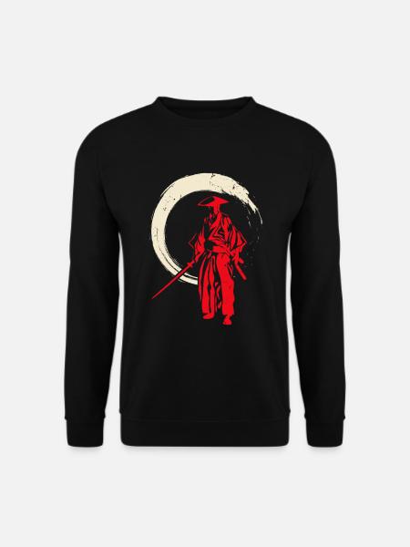 Japan Ninja Kitsune Style Japanese Samurai Sword - Unisex Pullover - Schwarz