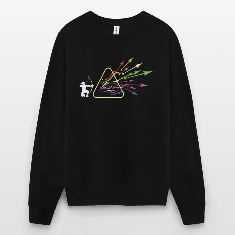 Archer Prism Rainbow Light Physics Sweat-shirt Unisexe