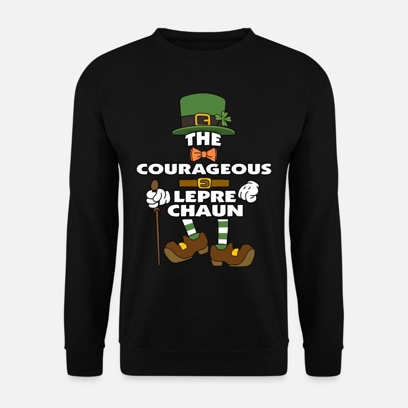 Le courageux lutin St Patrick - Sweat-shirt Unisexe - noir