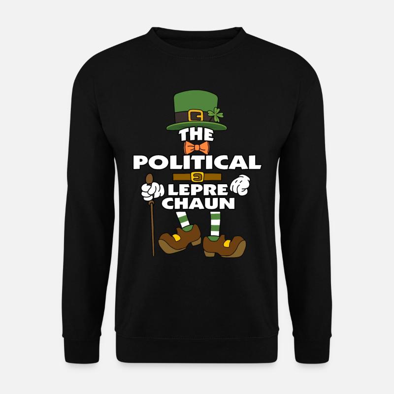 Le lutin politique Saint-Patrick - Sweat-shirt Unisexe - noir