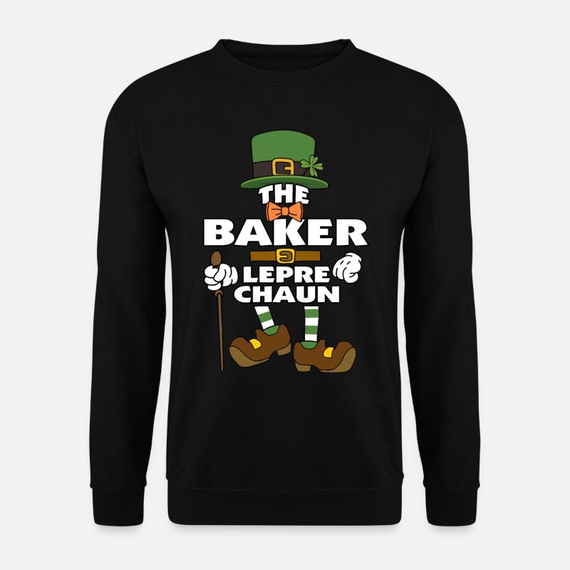 Le lutin Baker St Patrick - Sweat-shirt Unisexe - noir