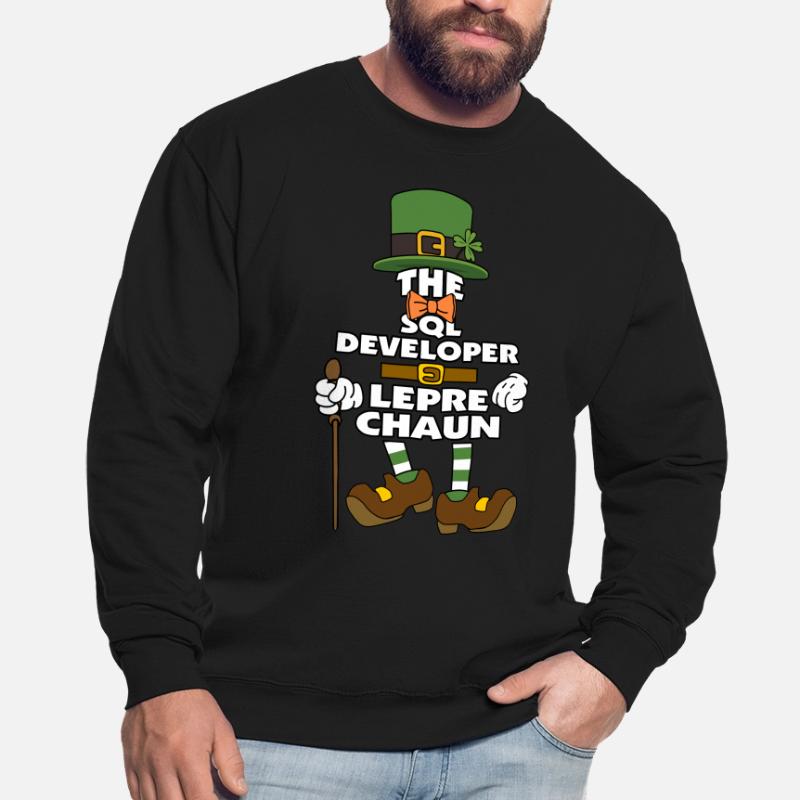 The Sql Developer Leprechaun St Patrick's Day Unisex Sweatshirt