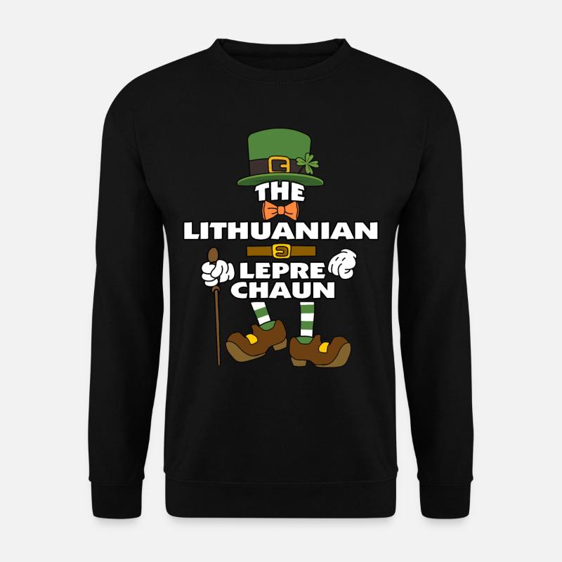 Le lutin lituanien Saint-Patrick - Sweat-shirt Unisexe - noir