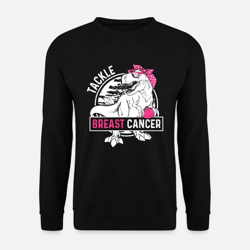 Tackle Breast Cancer Brustkrebs - Unisex Pullover - Schwarz