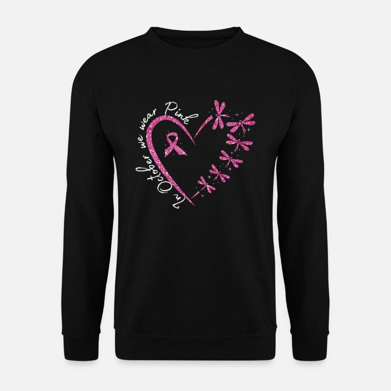 In October We Wear Pink Brustkrebs - Unisex Pullover - Schwarz
