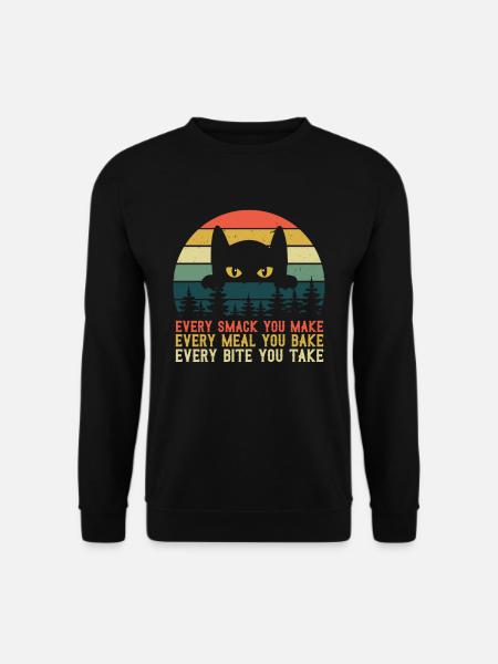 Every Smack Every Meal Every Bite - Unisex Pullover - Schwarz