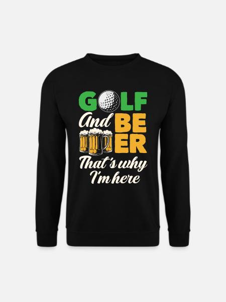 Golf Beer - Unisex Sweatshirt - black