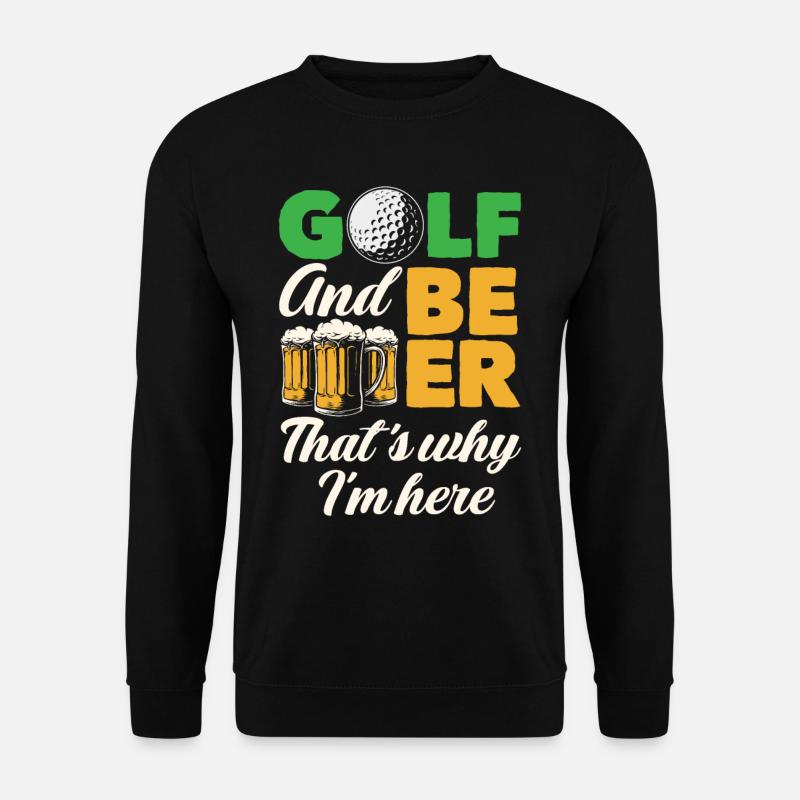 Golf Beer - Unisex Sweatshirt - black