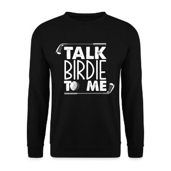 Jeu de mots de golf - Sweat-shirt Unisexe - noir - Devant - Alina (178cm) & Michal (187cm)