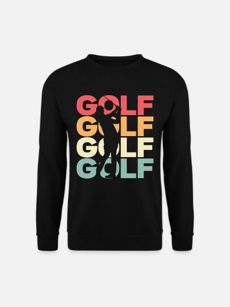 Golf Golf Golf Golf - Unisex Sweatshirt - black