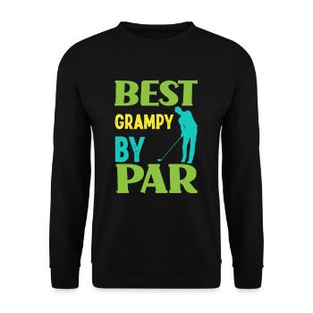 Meilleur golfeur Opi Grandpa Golf Golfer - Sweat-shirt Unisexe - noir - Devant - Alina (178cm) & Michal (187cm)