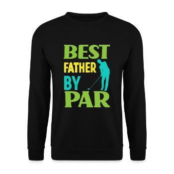 Meilleur père golfeur de golf - Sweat-shirt Unisexe - noir - Devant - Alina (178cm) & Michal (187cm)