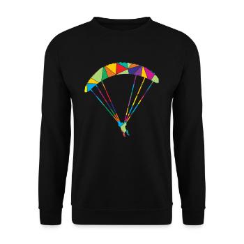 Parapente Polygon Parapente - Sweat-shirt Unisexe - noir - Devant - Alina (178cm) & Michal (187cm)