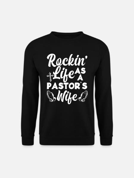 Pasteur Pasteur Mme Épouse Cadeau - Sweat-shirt Unisexe - noir