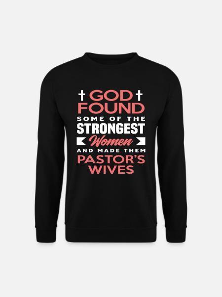 Pasteur Pasteur Épouse Mme Gift - Sweat-shirt Unisexe - noir