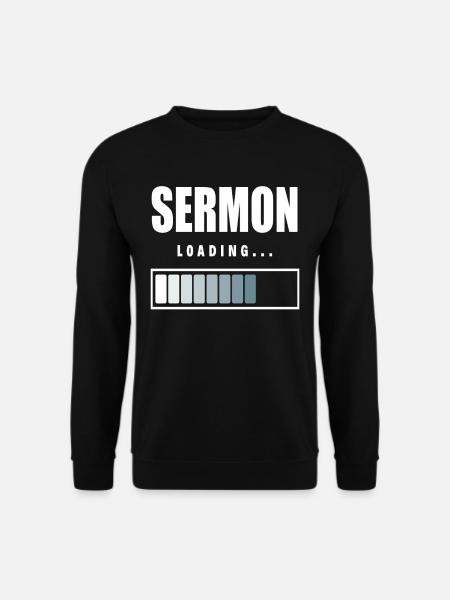 Pastor Zeromonie invites - Unisex Sweatshirt - black
