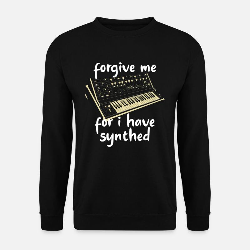 Pardonne-moi père car j’ai un clavier synthétisé - Sweat-shirt Unisexe - noir
