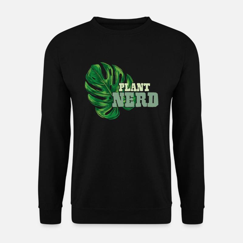 Plants Nerd - Unisex Sweatshirt - black