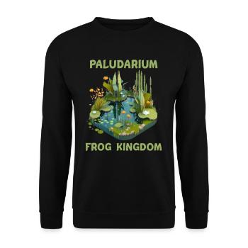 Paludarium Aquaterrarium Aquascaping Frog Kingdom - Sweat-shirt Unisexe - noir - Devant - Alina (178cm) & Michal (187cm)