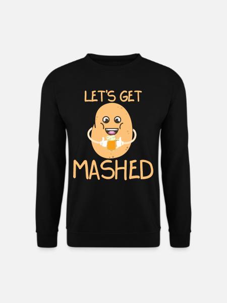 Lets Get Mashed - Unisex Pullover - Schwarz