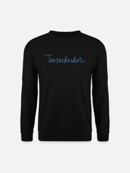 Tontechniker Toningenieur Tonmeister Audio Mixer - Unisex Pullover - Schwarz