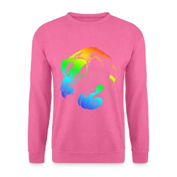 DJ Ape Gorilla Monkey Music Techno Monkey - Unisex Pullover - Pink - Vorne
