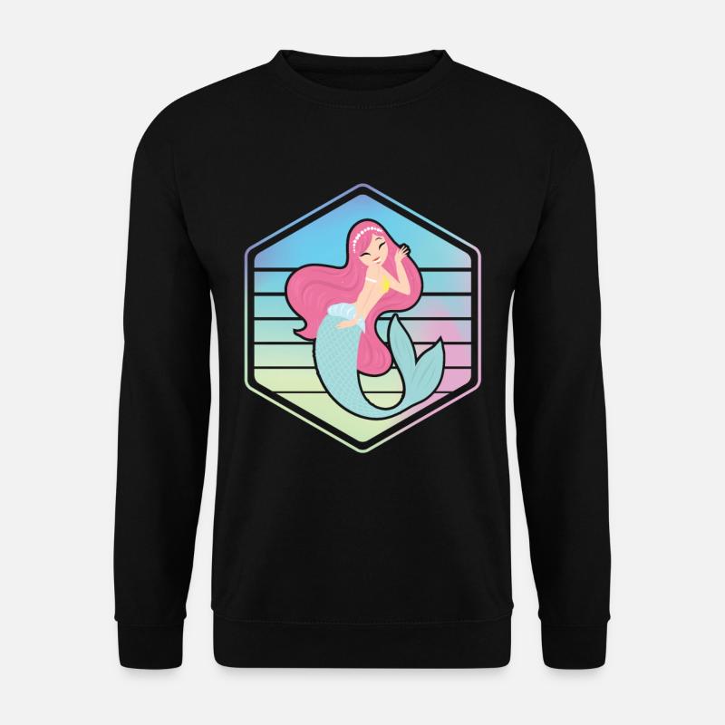 Cute Mermaid Princess - Unisex Pullover - Schwarz