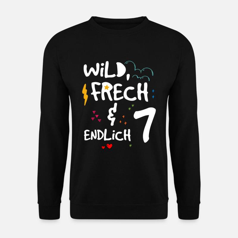 Wild Frech & endlich 7 - Unisex Pullover - Schwarz