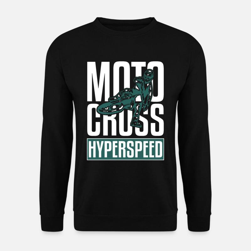 Motocross Hyperspeed - Unisex Pullover - Schwarz