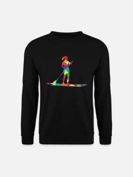 Stand Up Paddle Polygon SUP - Unisex Pullover - Schwarz