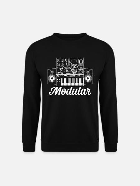 Modular Electronic Musical Synthesizer - Unisex Sweatshirt - black