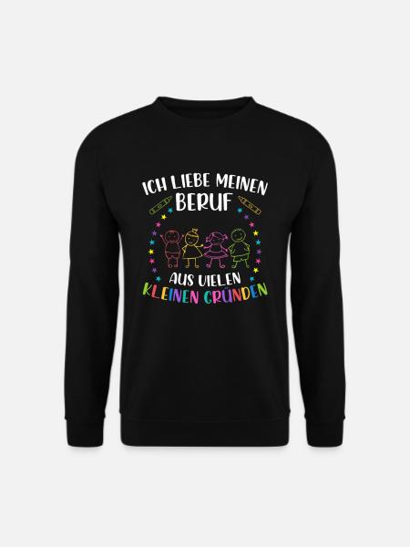 Erzieherin Spruch - Unisex Pullover - Schwarz