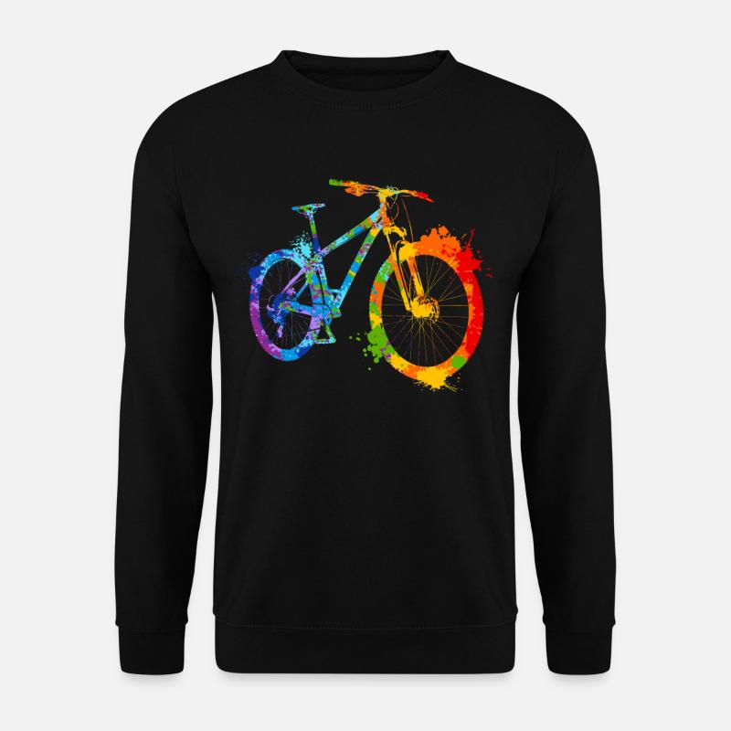 Mountainbike Enduro Downhill Splash - Unisex Pullover - Schwarz