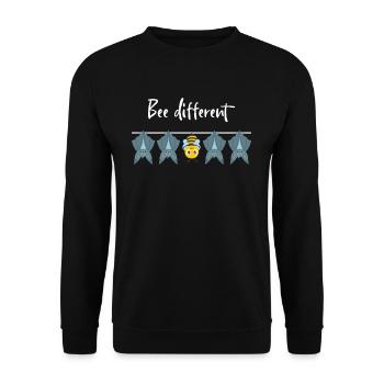 Chauve-souris Conte de fées Abeilles Abeilles différentes Abeilles - Sweat-shirt Unisexe - noir - Devant - Alina (178cm) & Michal (187cm)