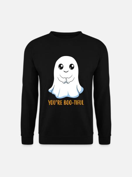 You're Boo Tiful Geist Gespenst Lustiges Halloween - Unisex Pullover - Schwarz