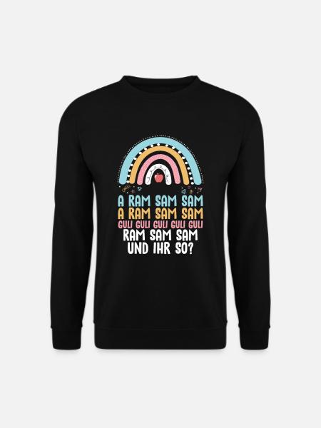 Aramsamsam Guli Gulli Kinderlied Lehrer Erzieher - Unisex Pullover - Schwarz