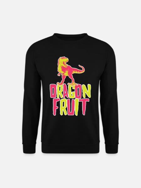 Dragon Fruit Dinosaur - Unisex Pullover - Schwarz