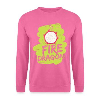 Fire Dragon Fruit - Unisex Pullover - Pink - Vorne