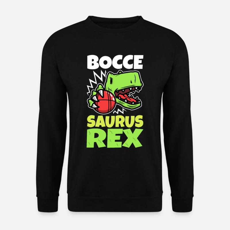 Boccesaurus Rex - Unisex Pullover - Schwarz