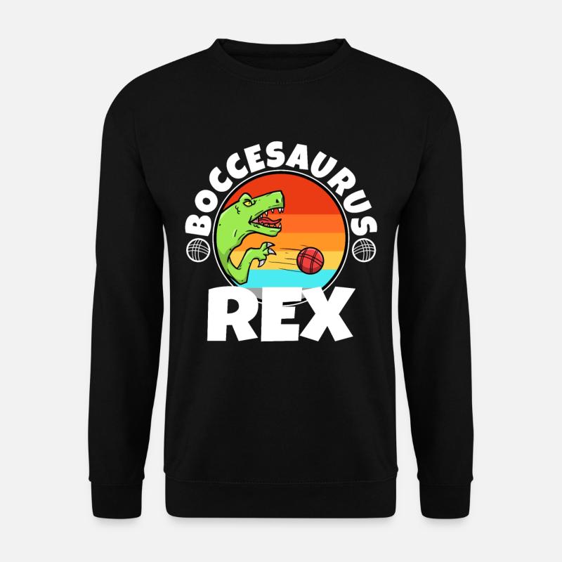 Boccesaurus Rex - Sweat-shirt Unisexe - noir