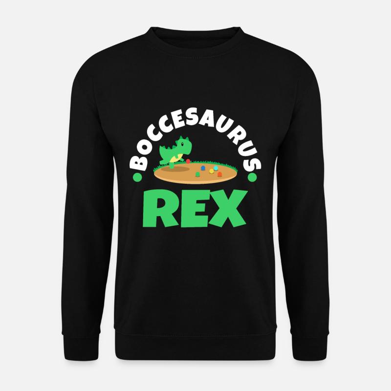 Boccesaurus Rex - Unisex Pullover - Schwarz